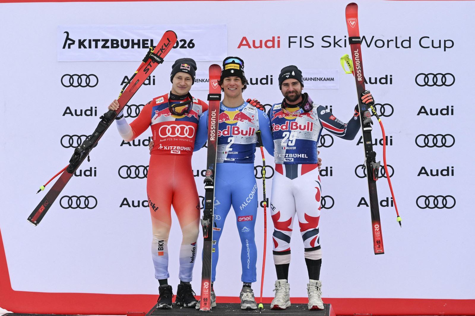 Kitzbühel : Franzoni triomphe sur la Streif, performance collective française